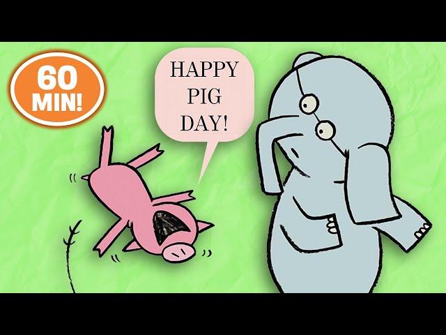 Elephant and Piggie Happy Pig Day + More Mo Willems Workshop Read Alongs for Kids