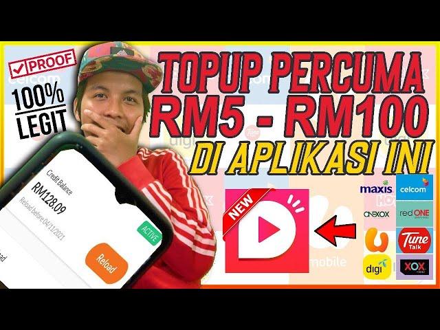 1 MINIT JE TOPUP DAH MASUK ‼️ CARA DAPAT TOPUP FREE YANG RAMAI TAK TAHU