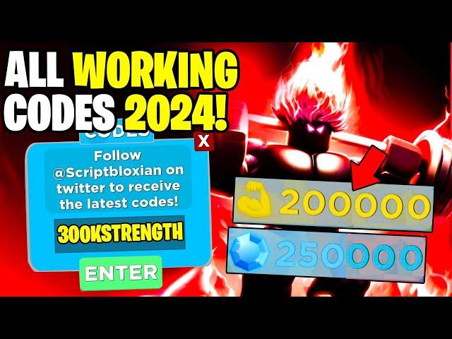 *NEW* ALL WORKING CODES FOR MUSCLE LEGENDS IN 2024! ROBLOX MUSCLE LEGENDS CODES