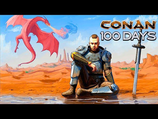 I Played 100 Days Of Conan Exiles (Isles Of Siptah Map)