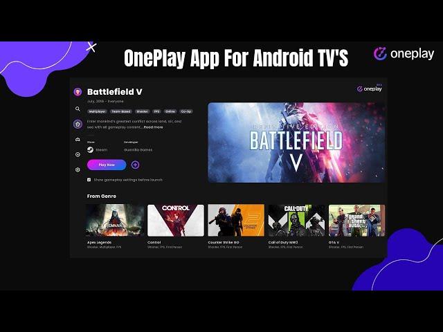 OnePlay Android TV Guide || OnePlay Gaming ||Gaming revolution #cloudgaming #oneplay #androidtv #tv