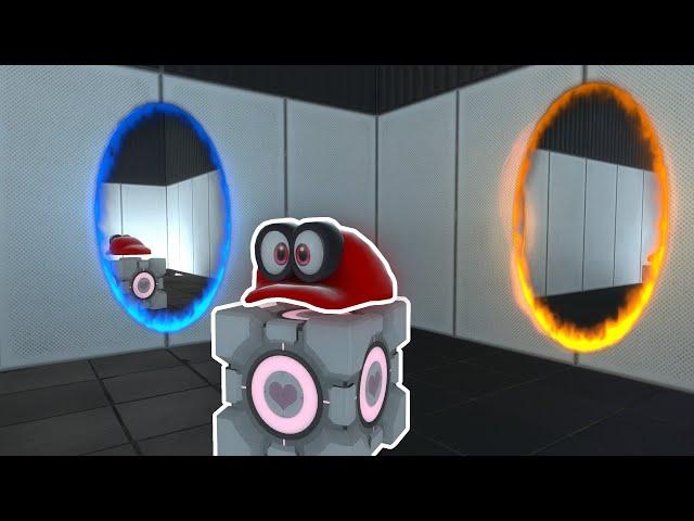 Portal 2 but it's Super Mario Odyssey