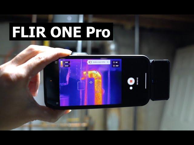 FLIR ONE Pro Thermal Camera Review - Detect Invisible Problems In Your House