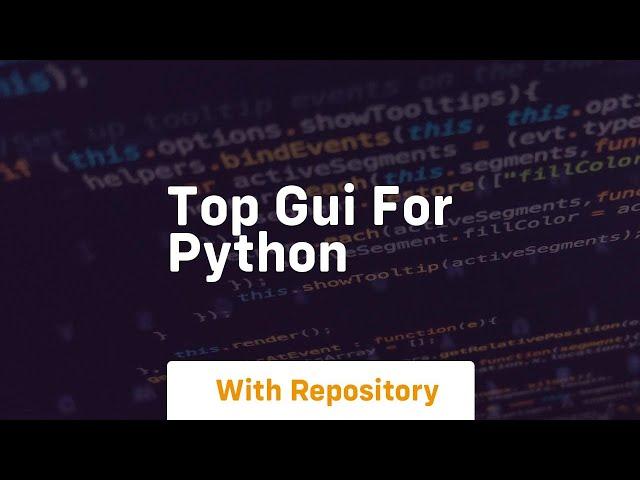 top gui for python