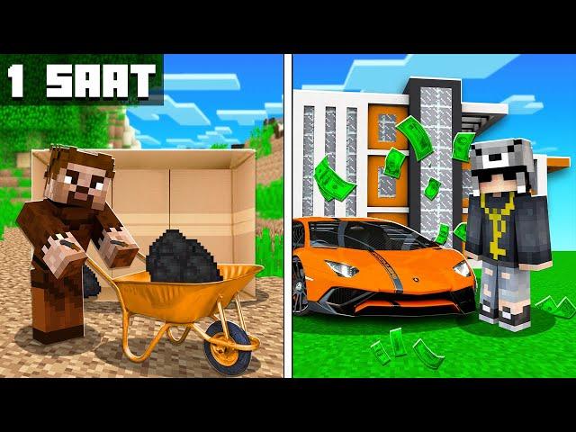 EVSİZ VS MİLYONER FİLMİ  - Minecraft