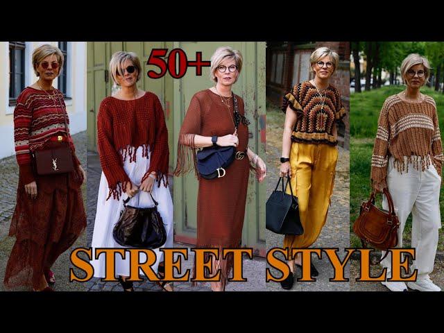 СТРИТ СТАЙЛ ГеРМаНИЯ️КАК БыТь СтИлЬНоЙ в 50+️СаМа СеБе ДиЗаЙнЕр️STREET STYLE#TEFI Германия