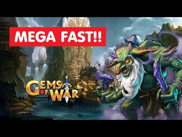 Gems of War World Event Gods Must Be Crazy Team! Fastest best strategy?