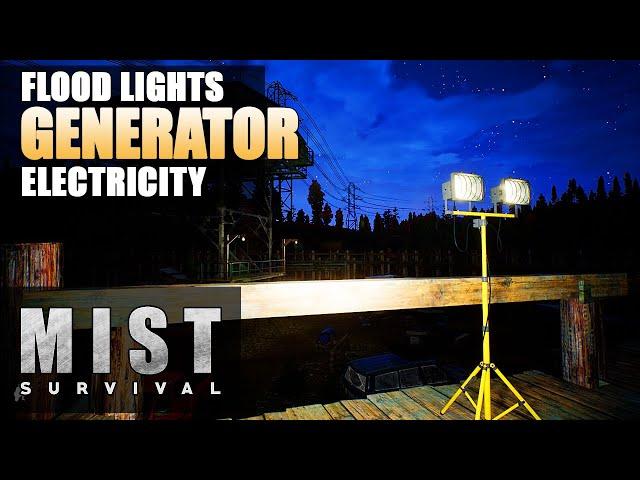 MIST SURVIVAL | Generator, ELECTRICITY & Flood Lights | Gameplay | S3 EP37