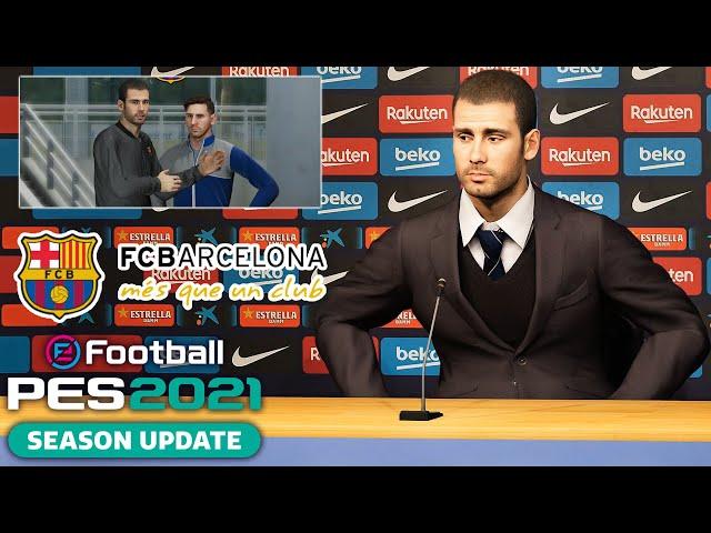 AYO KITA COBA PES 2021 BARCELONA MASTER LEAGUE! PELATIHNYA MANTAP BANGET!