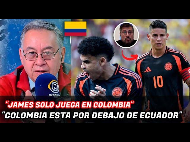 PRENSA BOLIVIANA: "Colombia esta muy por debajo de ecuador y Uruguay" - ¡CRITICAS a JAMES!