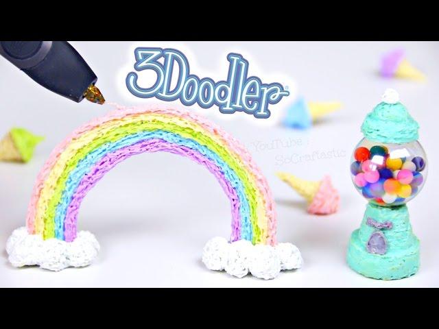 DRAWING IN 3D - 3Doodler Printing Pen Creations - Tutorial | SoCraftastic