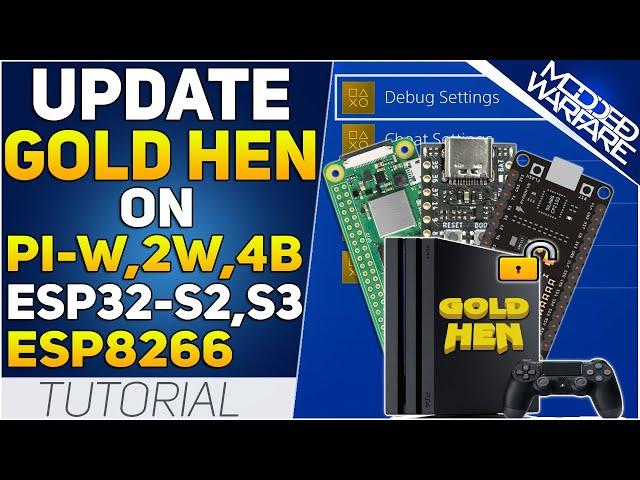 Updating GoldHEN on the ESP & Raspberry Pi Hosts