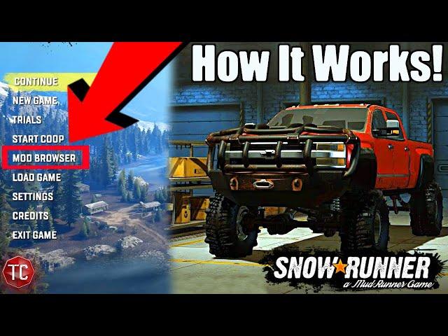 SnowRunner: How The CONSOLE MOD Menu Will WORK! & What WE CAN DO!