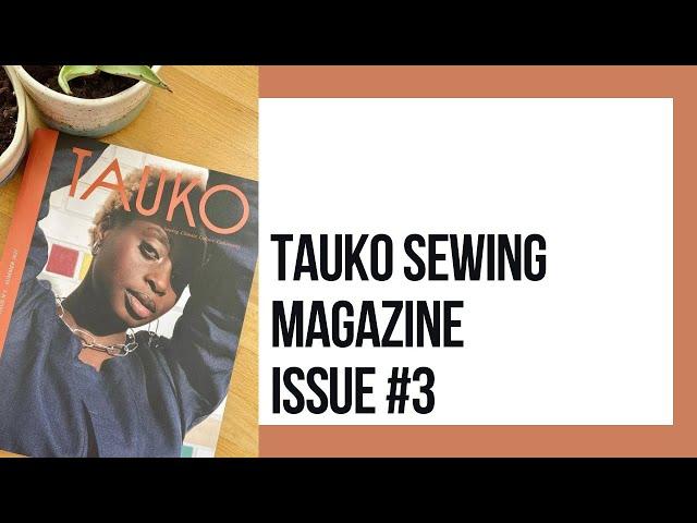 Tauko Sewing Magazine