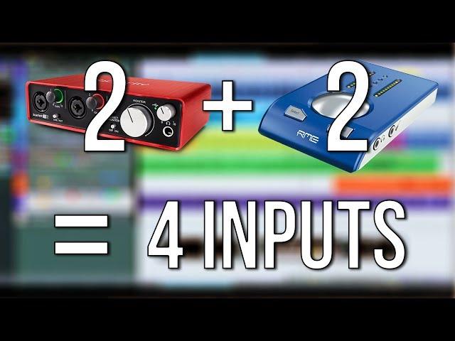 How to Use Multiple Audio Interfaces Simultaneously