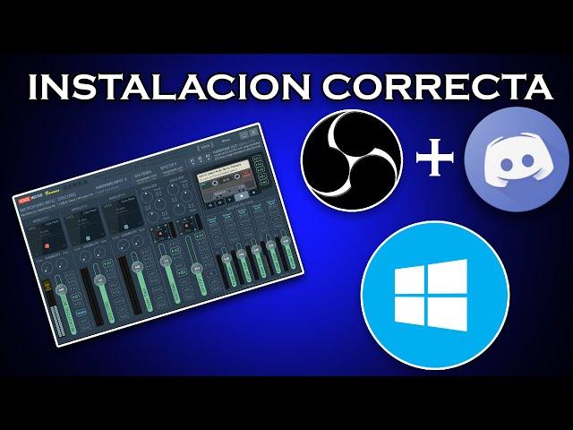 COMO INSTALAR VOICEMEETER CORRECTAMENTE? PC+DISCORD+OBS