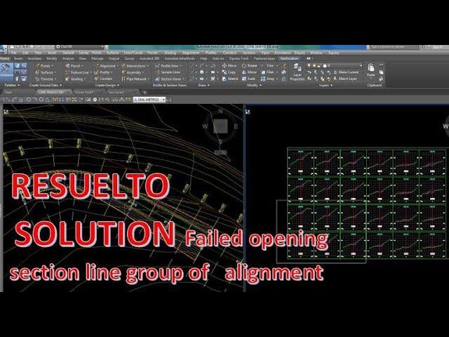 SOLUTION Failed opening first section line group of alignment