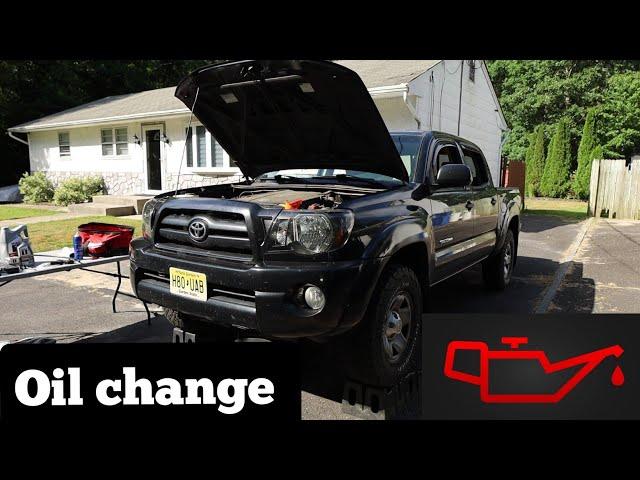 Toyota Tacoma Oil Change V6 4.0 2005-2015 with Fumoto oil drain.