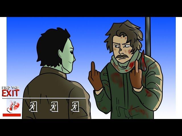 ЭПИЧНЫЙ ПОБЕГ ОТ МАНЬЯКА! • Dead By Daylight • DBD Монтаж