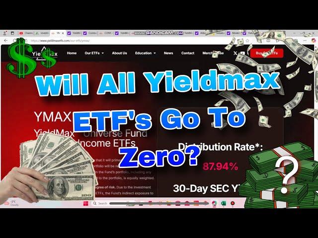 WILL All Yieldmax ETF's Go to Zero?! & What you can Do To PROTECT Your Yieldmax ETFS!