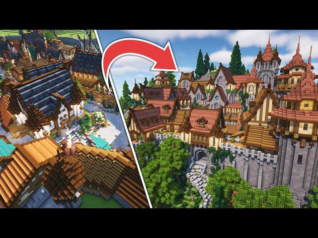 I Built The MOST INSANE MEDIEVAL CITY in Minecraft