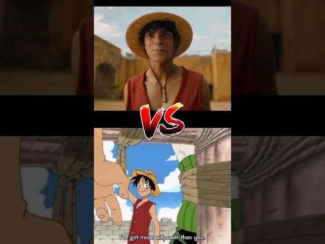 Anime VS Live Action Comparison - One Piece #onepiece #anime #netflix #netflixseries