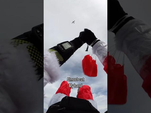 Cheap parachute from amazon test . Don’t do it at home