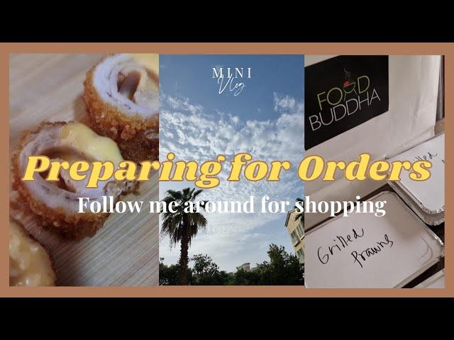 Small business owner in Dubai | Prepare an order with me - grocery, deliveries, food prep