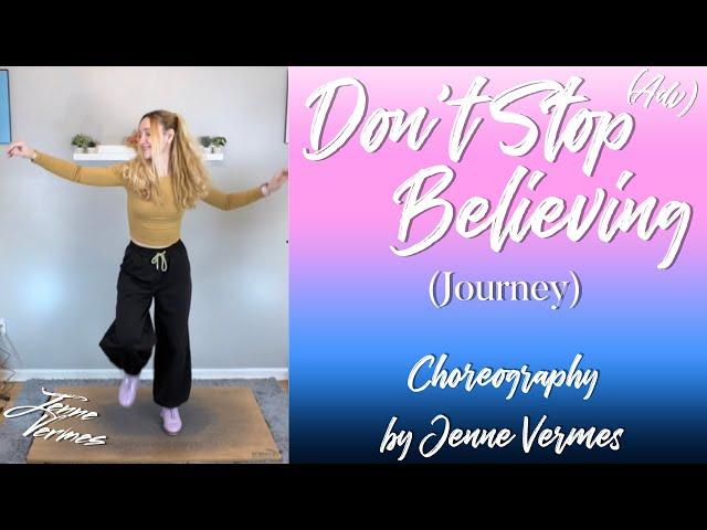 DON'T STOP BELIEVING (Journey) - TAP DANCE COVER (Advanced Version) - Choreography by Jenne Vermes