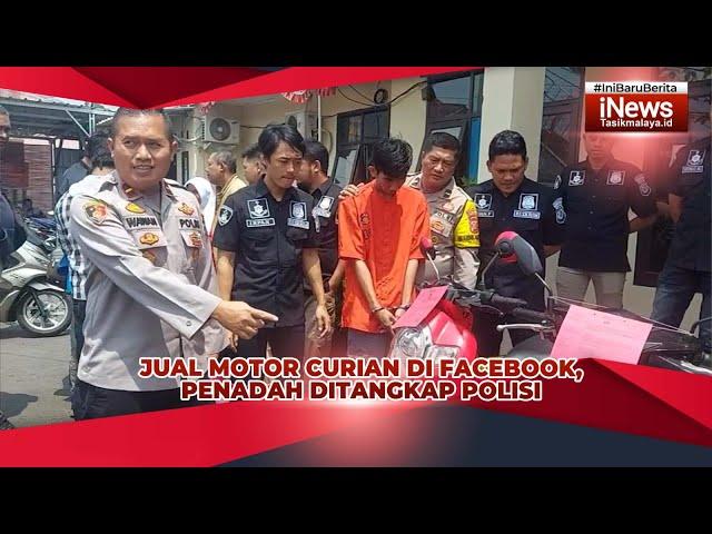 Jual Motor Curian di Facebook, Penadah Curanmor di Tasikmalaya Ditangkap Polsek Tawang