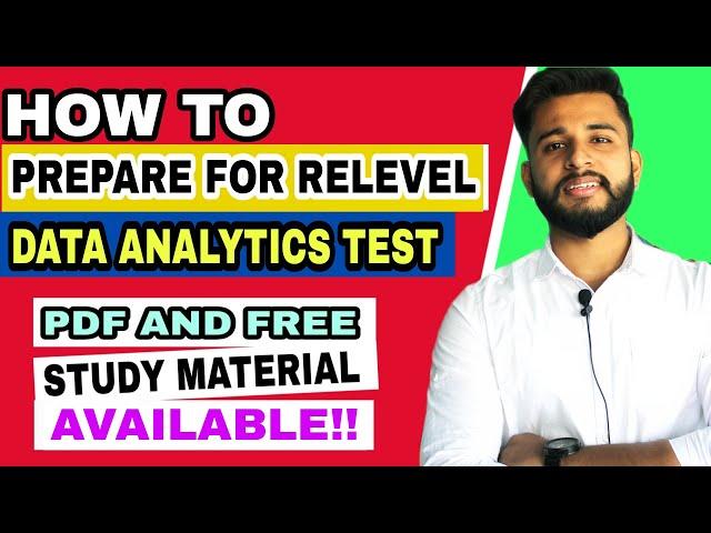 HOW TO CRACK RELEVEL EXAM ? | RELEVEL DATA ANALYTICS FULL SYLLABUS WITH RESOURCES