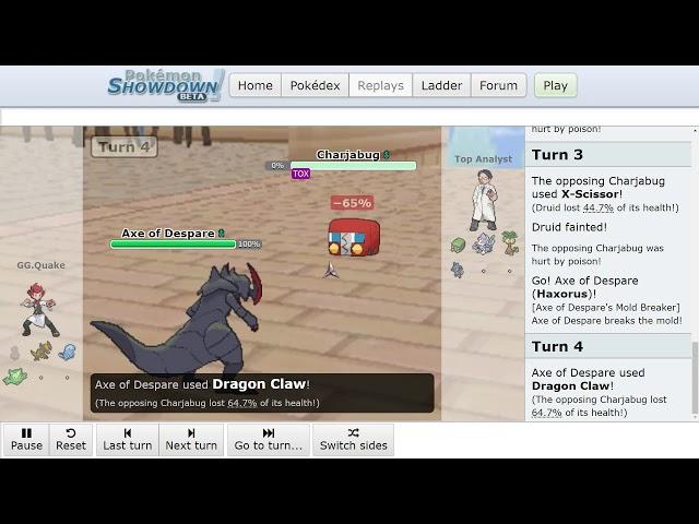 ProGaming - Pokemon Showdown, GG.Quake vs Top Analyst, [Gen 7] OU (Tue Jun 18 2019)