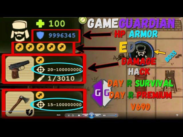 Day R Survival hack HP and Damage #3 via GameGuardian