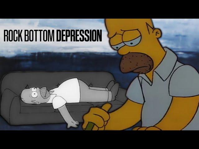 Rock Bottom Depression & How to Overcome It, as Shown in "The Simpsons"