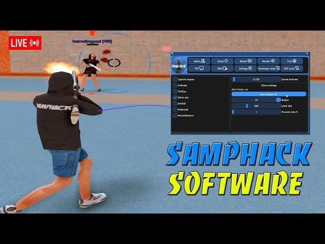 SAMPHACKSOFTWARE - СЛИВ ПРИВАТ МУЛЬТИЧИТА / SILENT AIM / AUTO+C / RVANKA / FPS UP / TROLLS / XDAMAGE