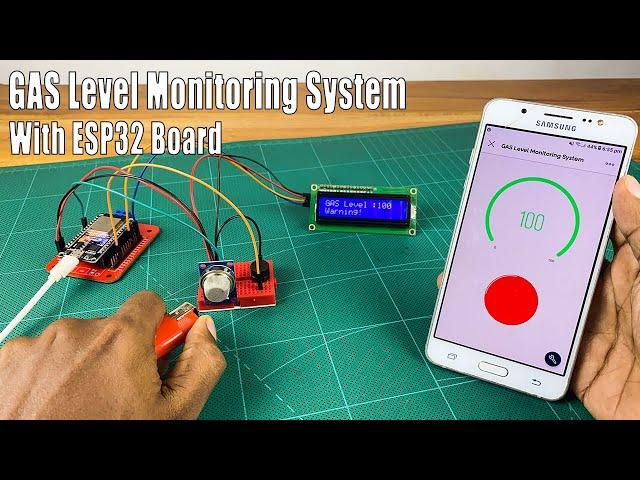 How to make a GAS-level monitoring system with ESP32 board #sritu_hobby #esp32project