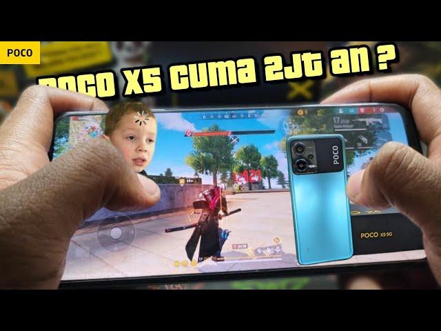 POCO X5 Ram 6GB Gameplay Test Free Fire Max || Handcam || 695 5G (6 nm) || Li-Po 5000 mAh