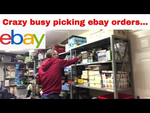 Crazy eBay orders picking and packing day