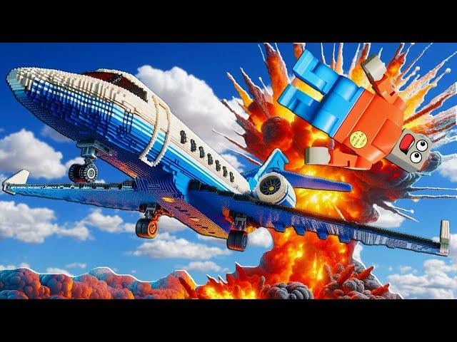 This INSANE Server is Dedicated to PLANE CRASH SURVIVAL in Brick Rigs Multiplayer!