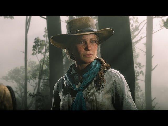 Playing as Sadie Adler in Red Dead Redemption 2