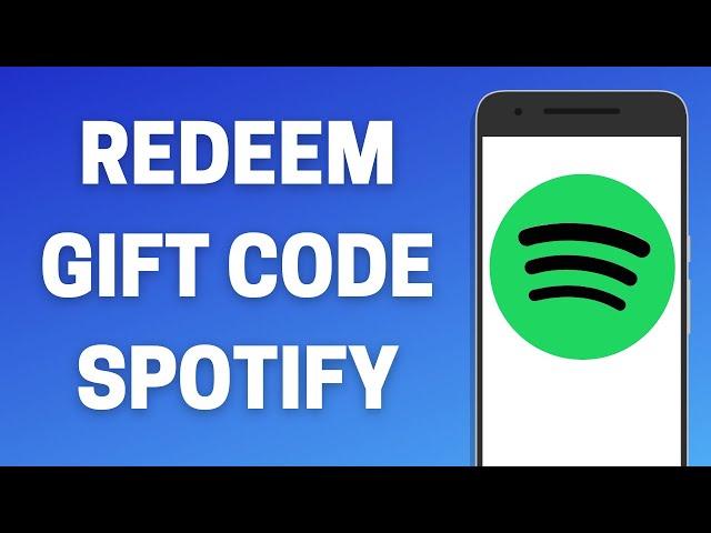 How to Redeem Spotify Gift Card! (2024)