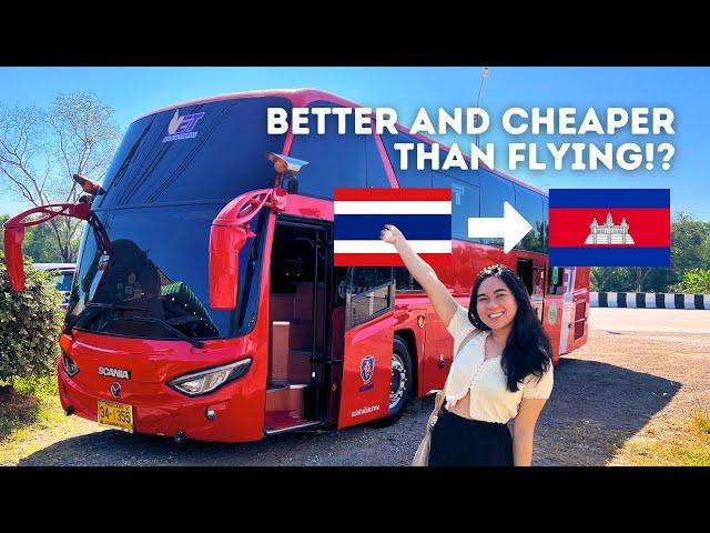 Thailand to Cambodia by Bus Step-by-Step Guide (Border Crossing & Total Fees) | Cambodia Ep. 1