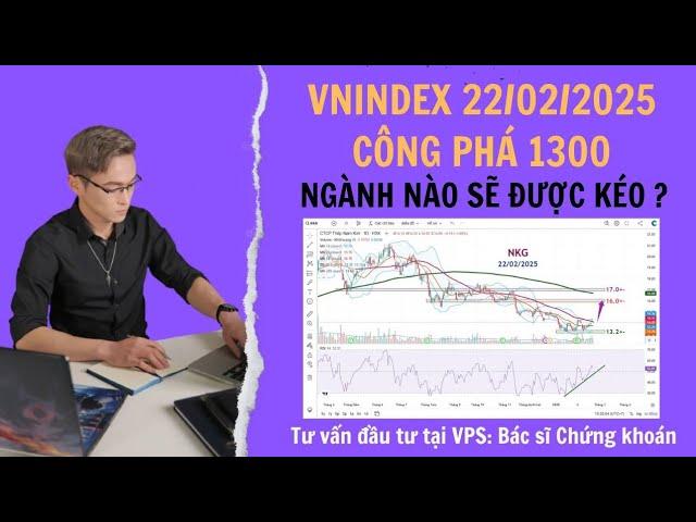 Công phá 1300, Ngành nào sẽ được kéo ? Phân tích: Vnindex, NKG, DC4, DGW, HDB, DXG, VIX,...