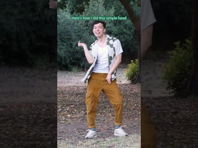 Motoki Viral Head Tracking Dance x After Effects BTS #shorts