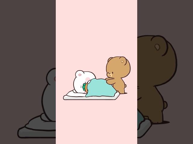 Morning booster ️#shorts #milkmocha #milkandmocha #milkmochabear #bears #animation #cuteanimation