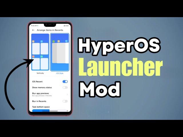 HyperOS Launcher MOD for MIUI ft. Magisk Module | Enable iOS Recents & More!