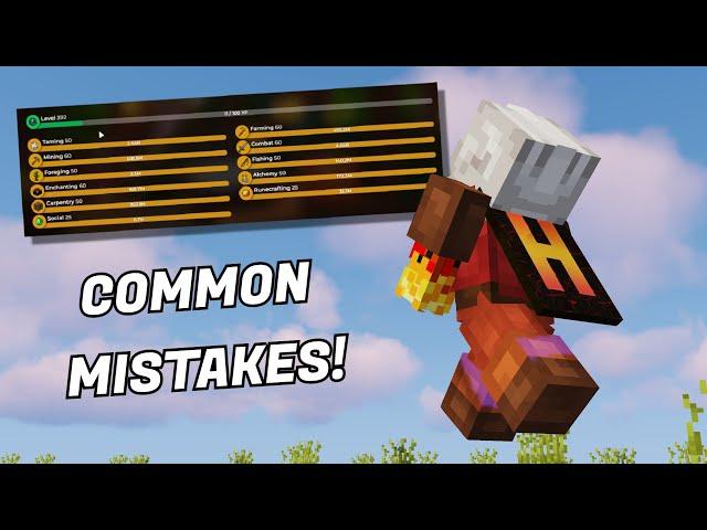 The MOST Common Skyblock Mistakes | Hypixel Skyblock