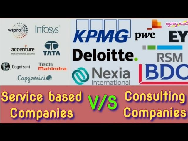 Top 10 Differences Between the Service Based Companies and the Consulting Companies | 2024