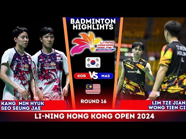 Kang / Seo (KOR) vs Lim / Wong (MAS) | Hong Kong Open 2024 Badminton