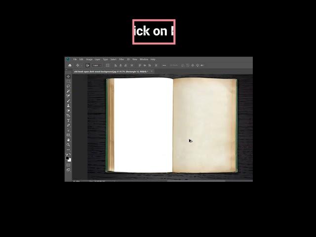 All About   Photoshop Trick Place Text On Book - For beginners